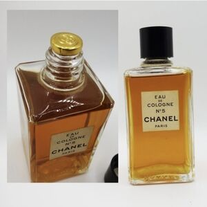 CHANEL No. 5 Eau De Cologne 4 oz Splash Bottle Vintage Paris Unopened